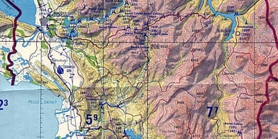 Carte de l'Albanie, de la géographie